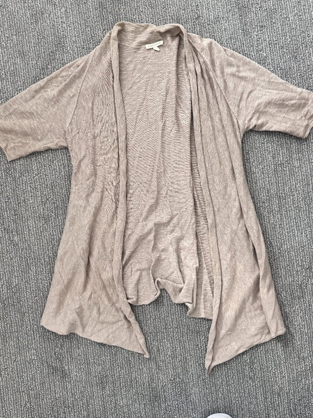 Eileen Fisher Handkerchief Hem Knit Cardigan Size L